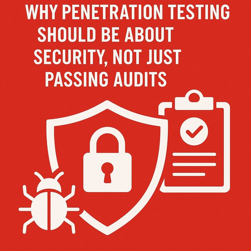 Why Penetration Testing Should Be About Security, Not Just Passing Audits